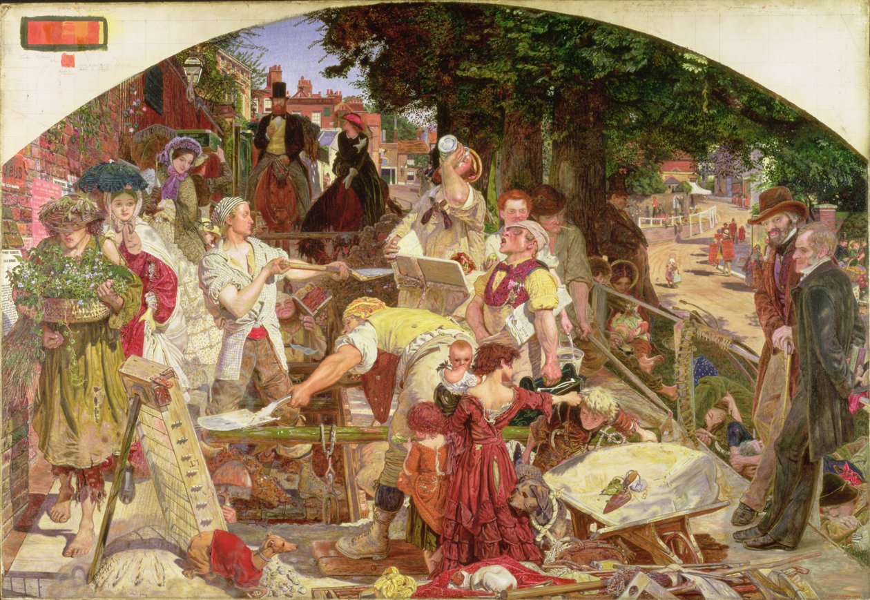 Lavoro, 1863 da Ford Madox Brown