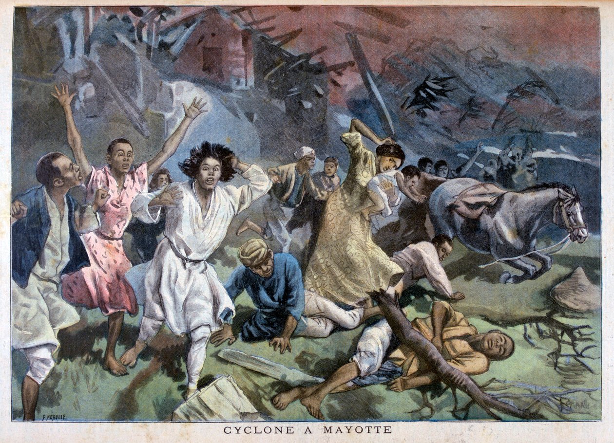Ciclone a Mayotte, 1898 da Fortuné Méaulle