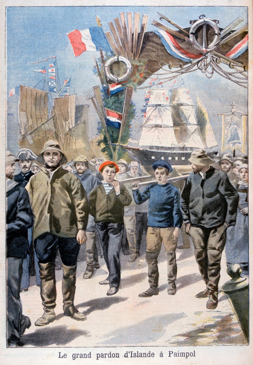 Festival, Paimpol, Francia, 1898 da Fortuné Méaulle