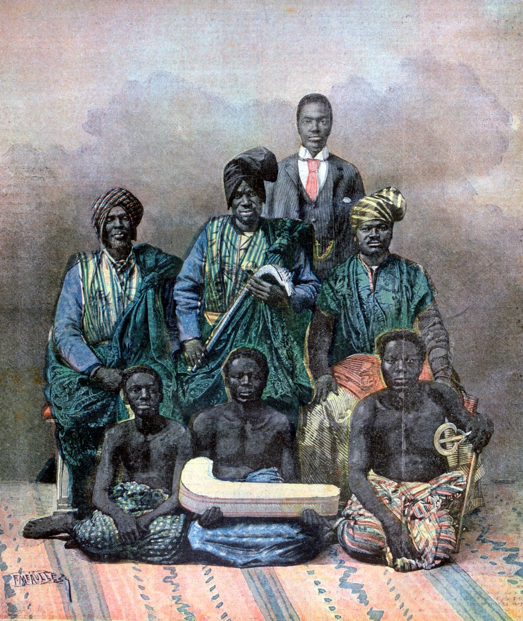 Re Behanzin del Dahomey, 1893 da Fortuné Méaulle