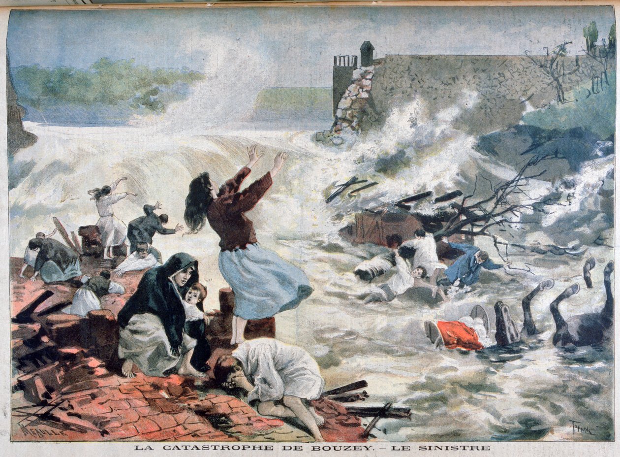 Il Disastro di Bouzey, 1895 da Fortuné Méaulle
