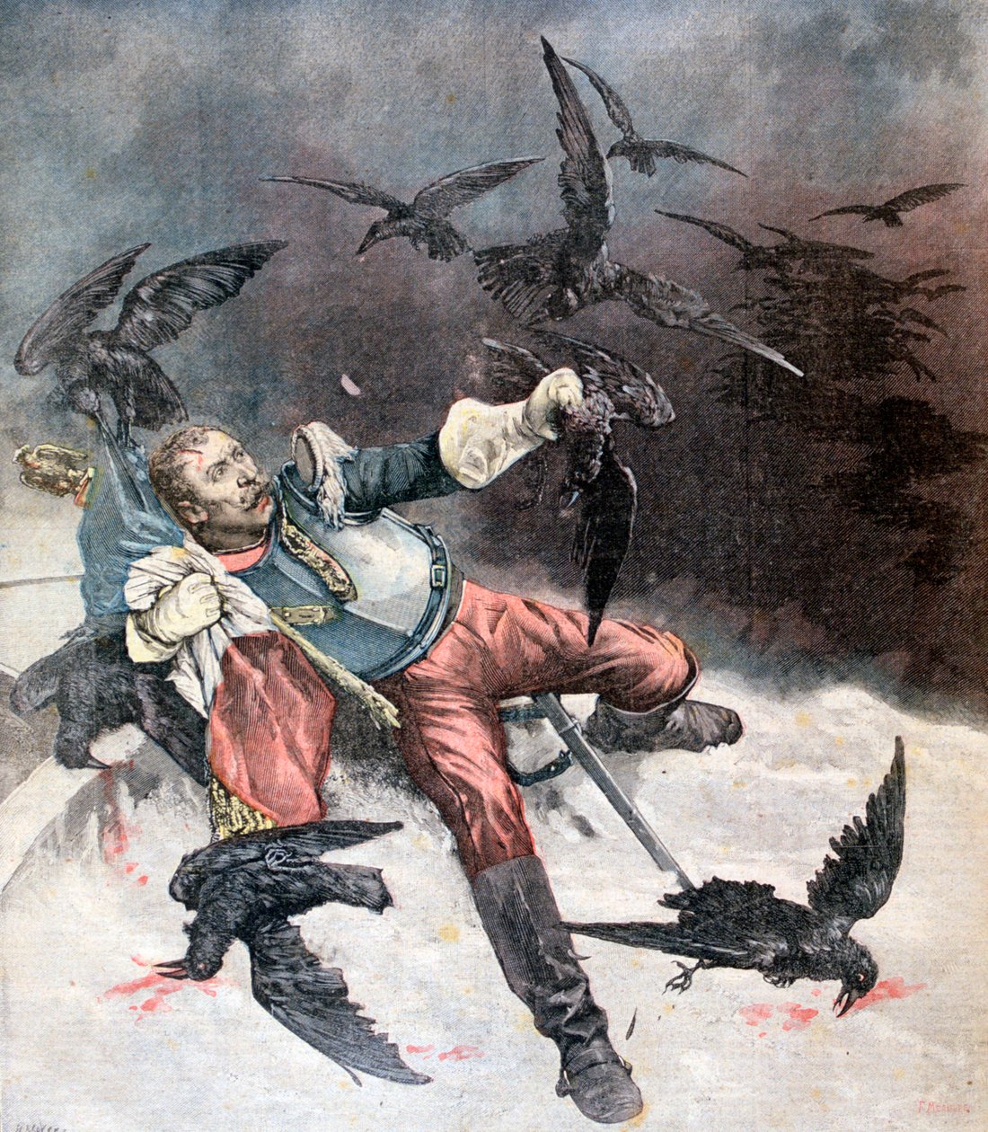 Il Corvo, 1890 da Fortuné Méaulle