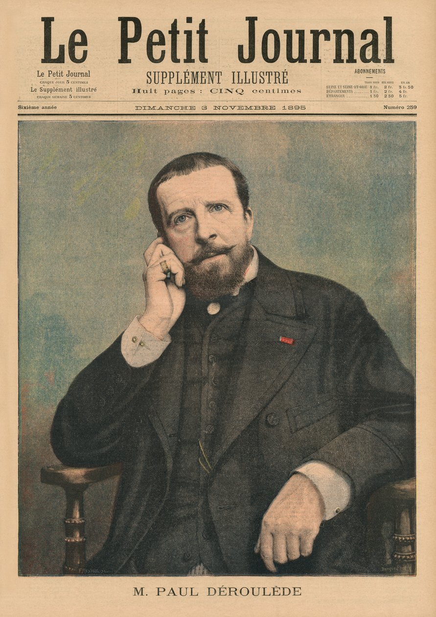 Paul Deroulede, illustrazione di copertina da 