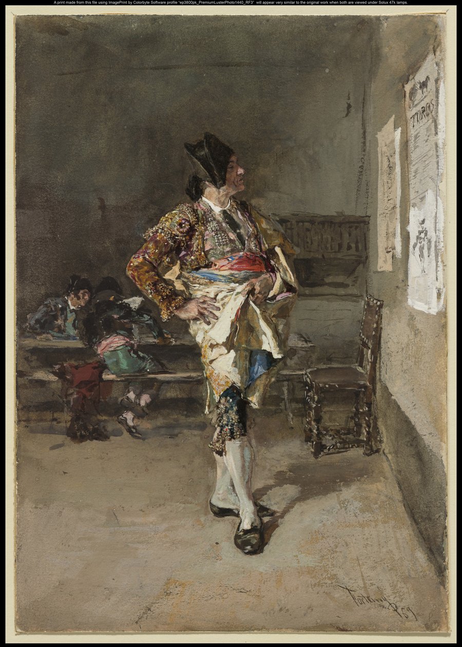 Toreador, 1869 da Fortuny y Carbó