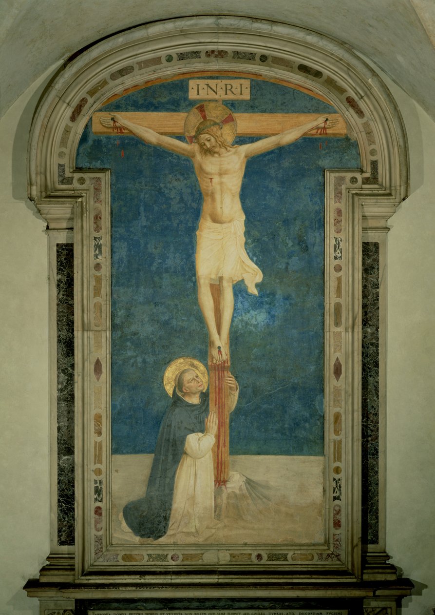 Cristo sulla Croce Adorato da San Domenico da Fra Angelico