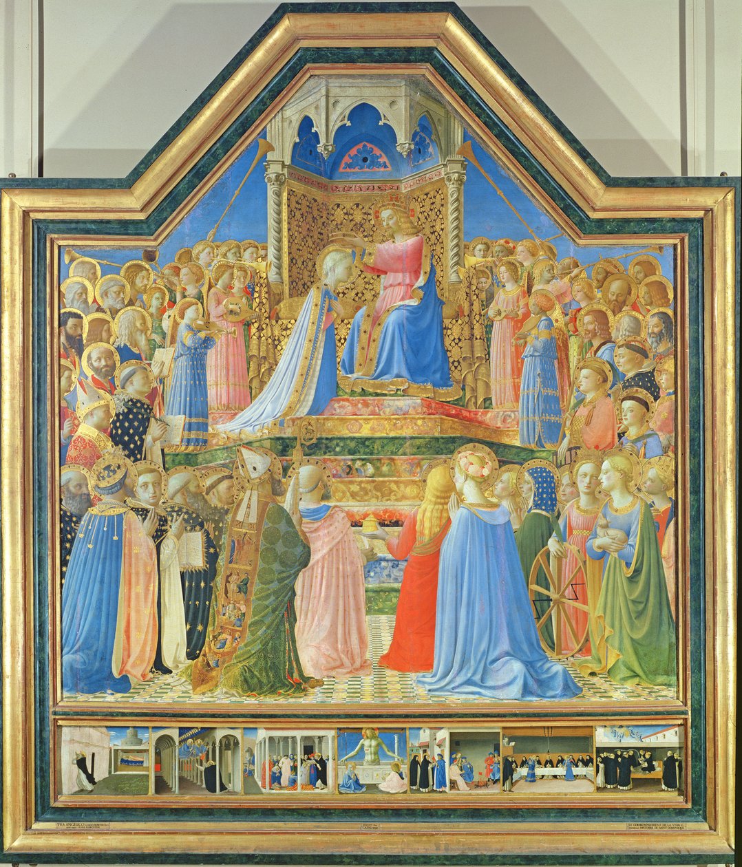 Incoronazione della Vergine, c.1430-32 (dettaglio) da Fra Angelico