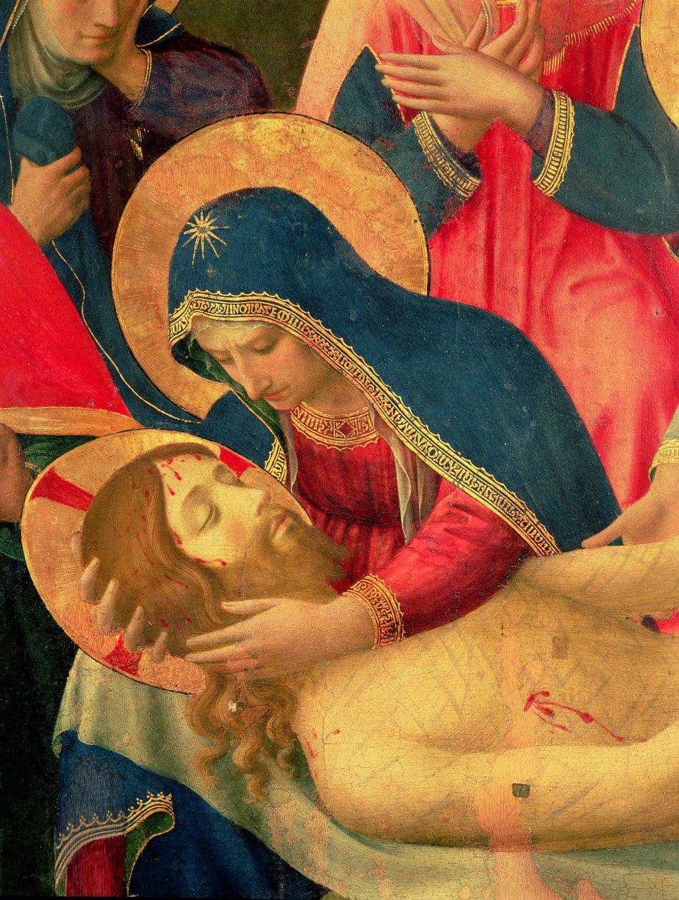 Deposizione dalla Croce (dettaglio della Vergine Maria) da Fra Angelico