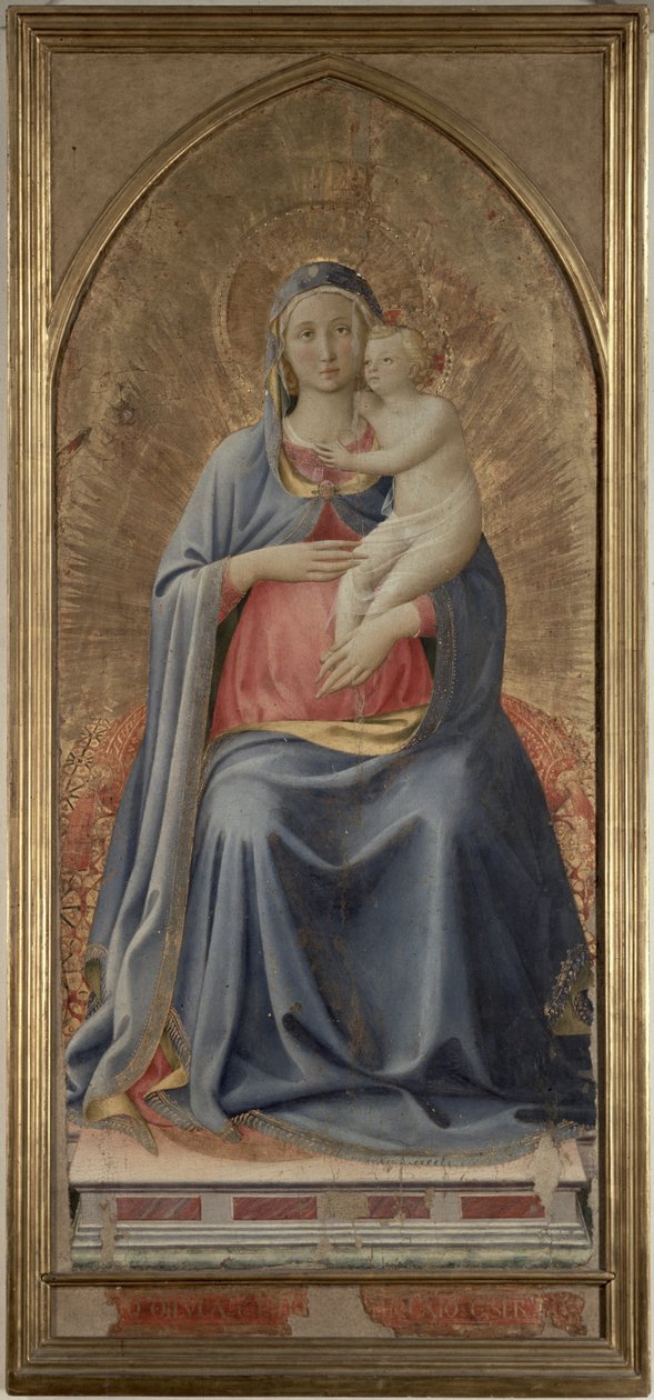 Madonna con bambino, c.1430 da Fra Angelico