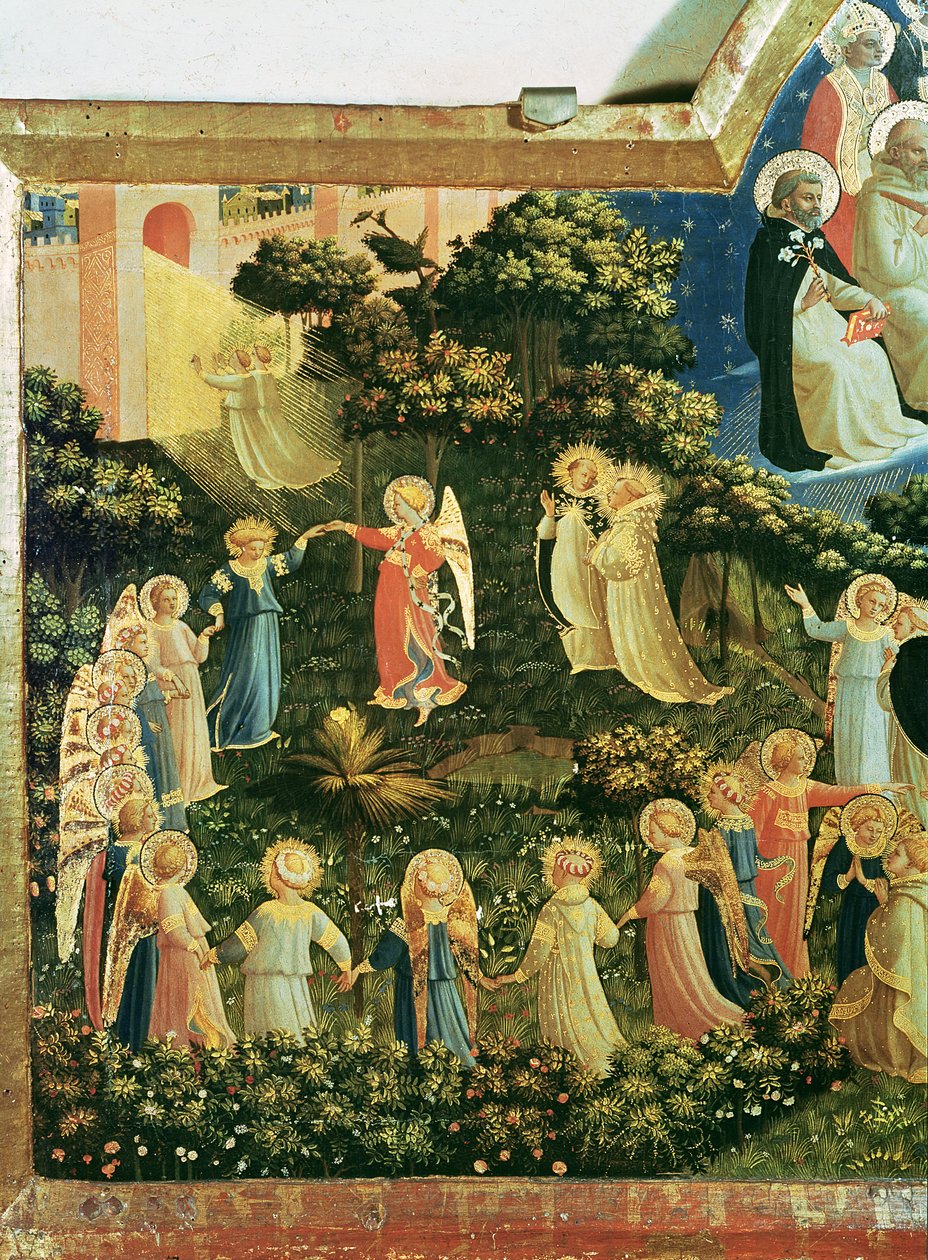 Il Giudizio Universale (tempera su tavola) (dettaglio) da Fra Angelico