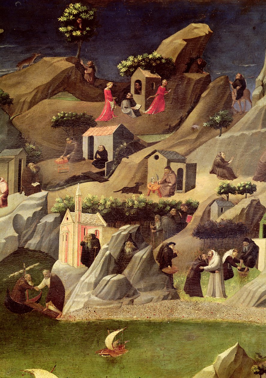 La Tebaide (dettaglio) da Fra Angelico