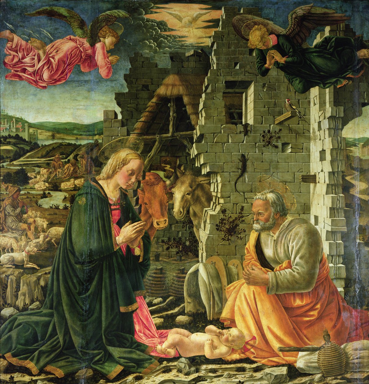La Natività, 1465-70 da Fra Filippo Lippi