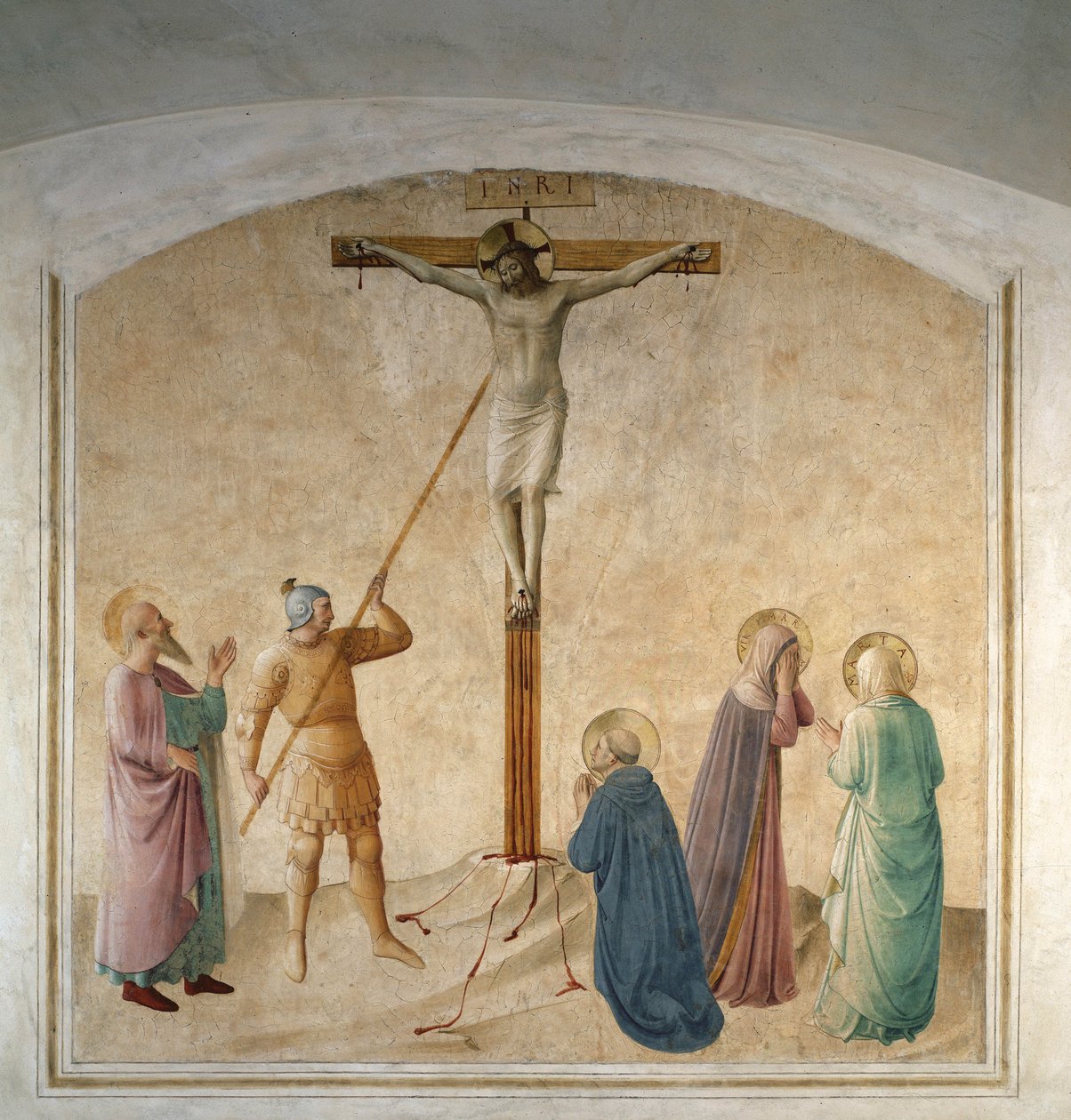Cristo crocifisso con San Longino da Fra Angelico