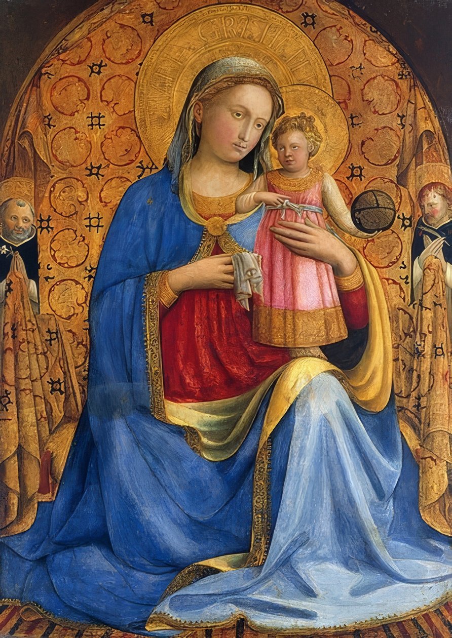 Maria con il bambino da Fra Angelico