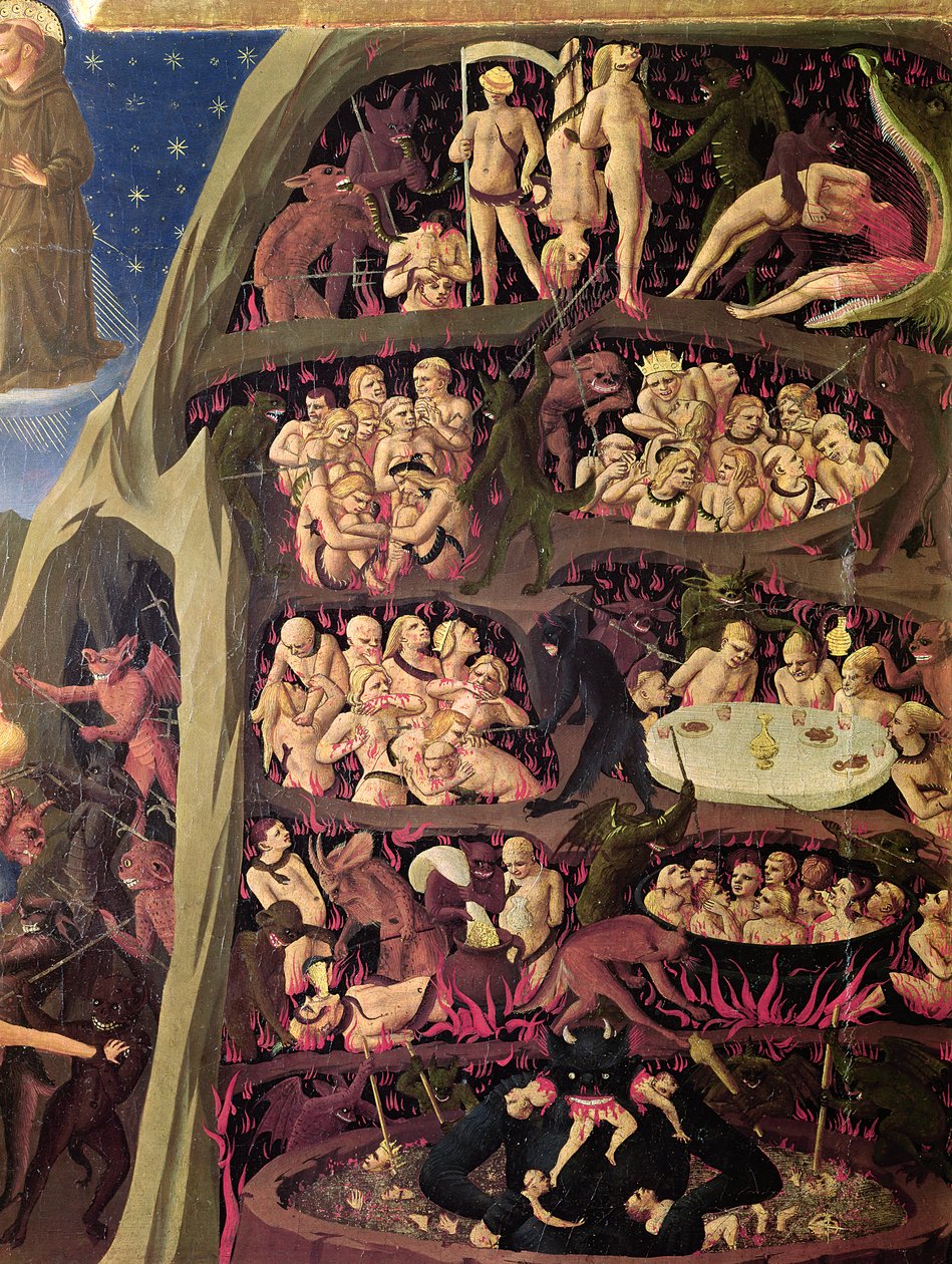 Il Giudizio Universale, dettaglio dell