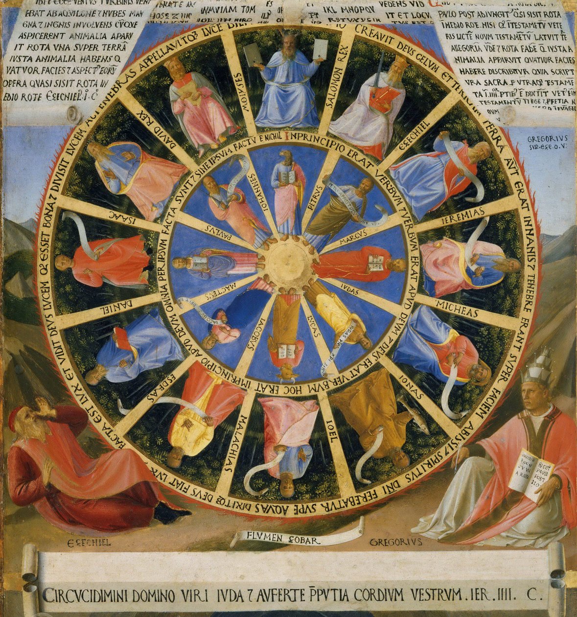 La visione di Ezechiele da Fra Angelico
