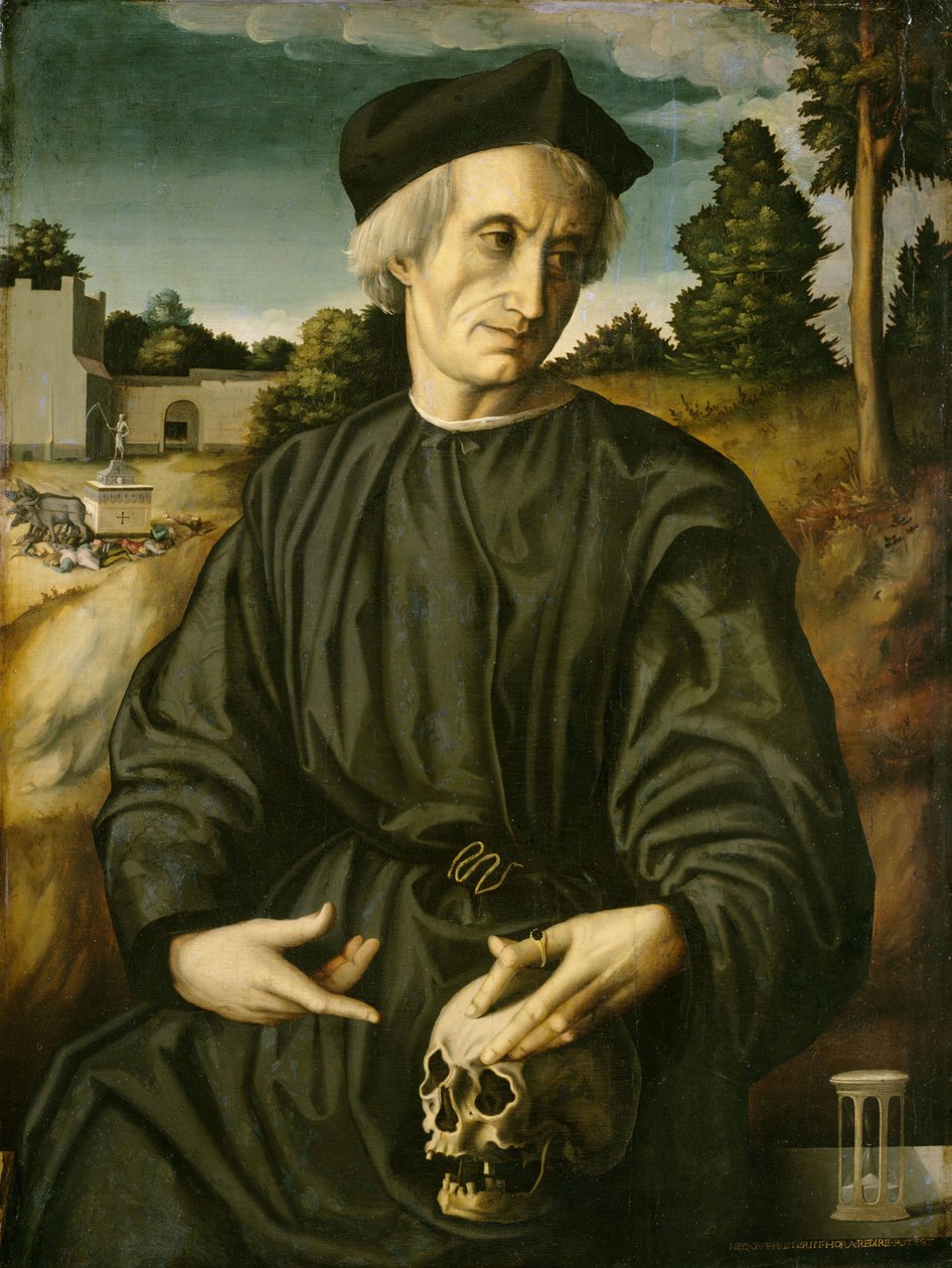 Ritratto di Papa Adriano VI come sacerdote da Francesco Ubertini Bacchiacca