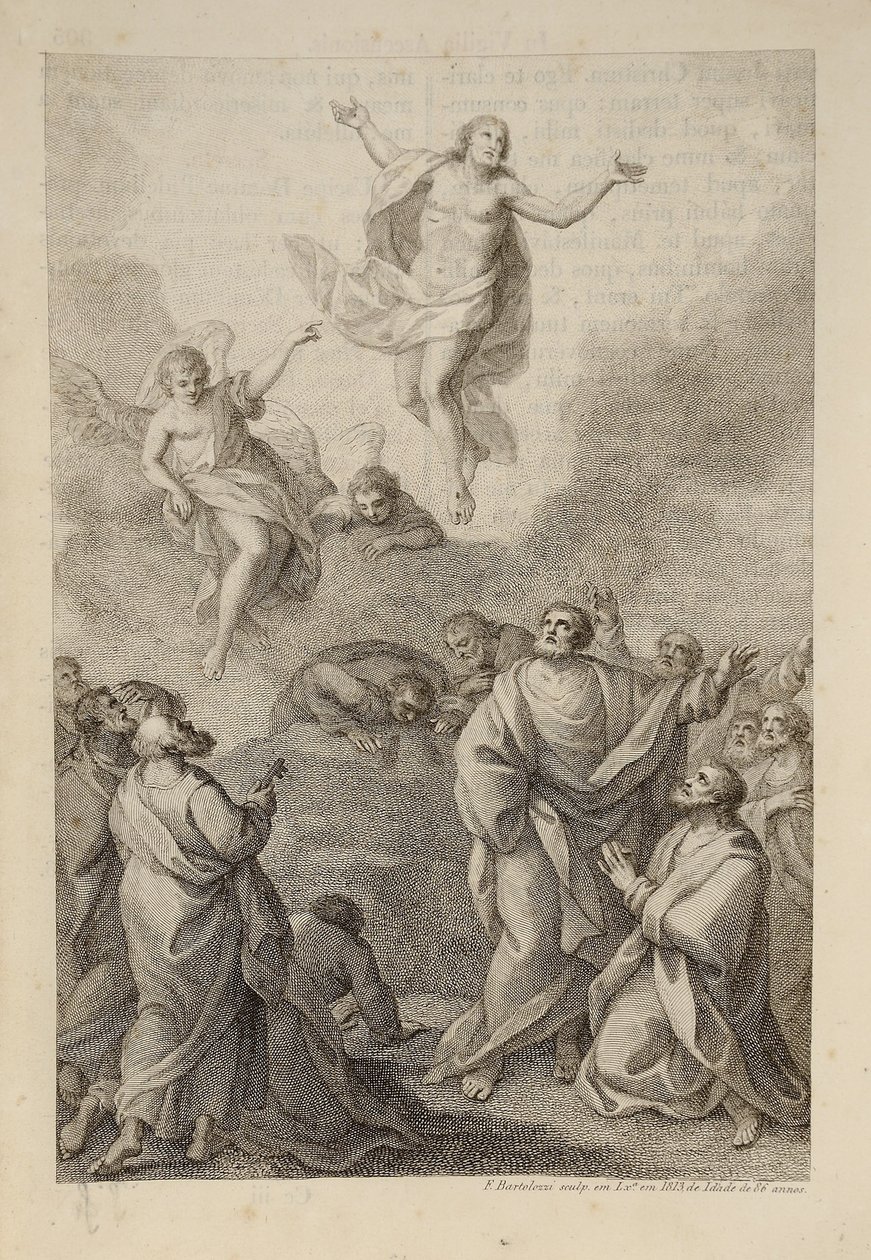 Ascensione, per il Messale Romano da Francesco Bartolozzi