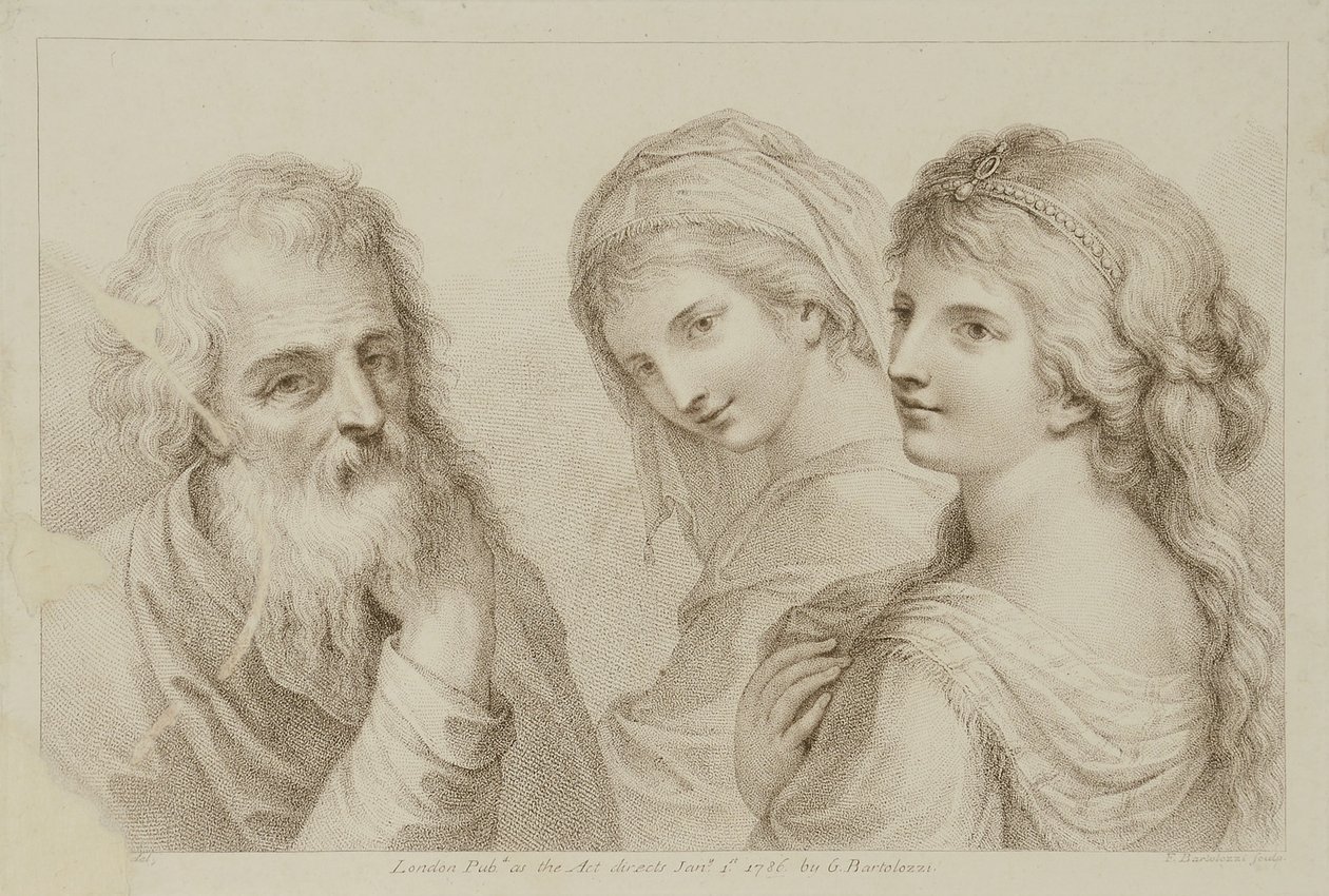 Le figlie di Lot da Francesco Bartolozzi