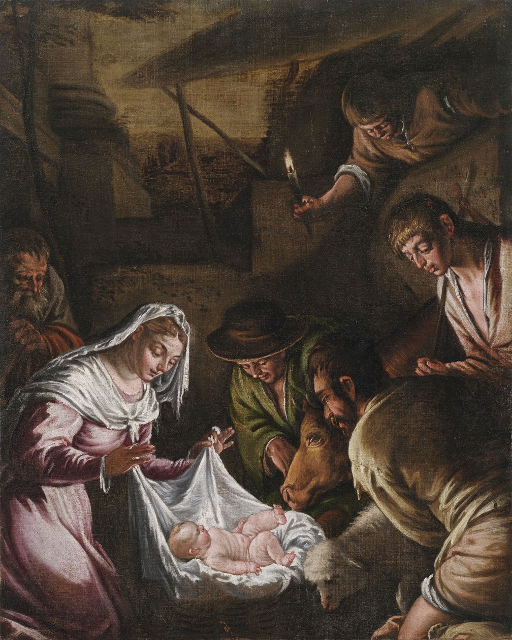Adorazione dei pastori da Francesco Bassano the Younger