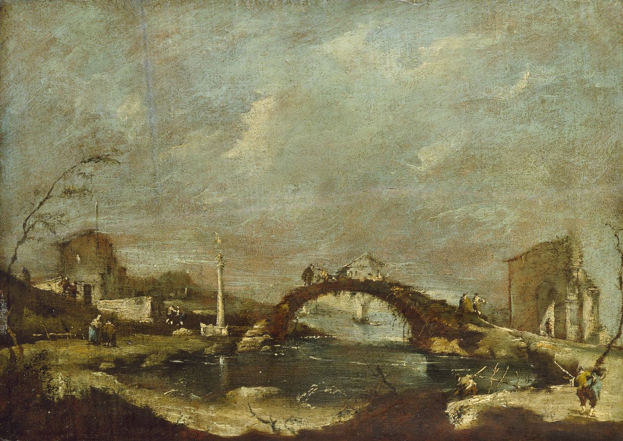 Paesaggio capriccio da Francesco Guardi