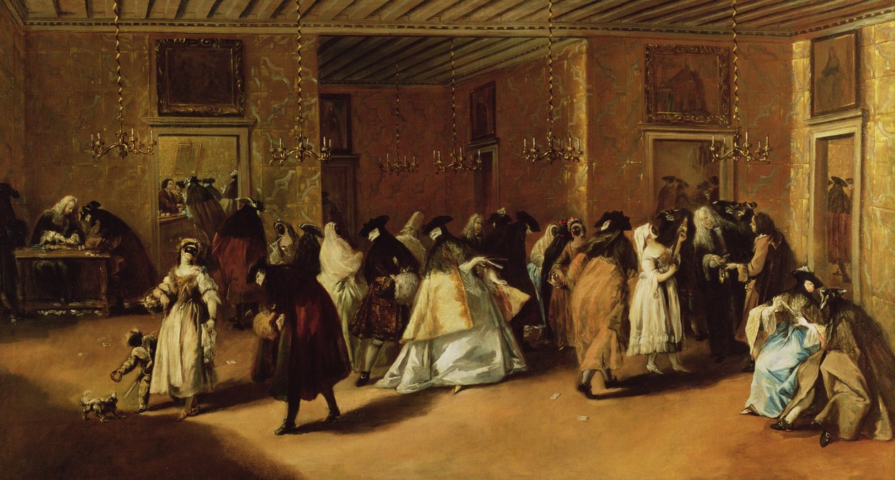 Riunione mascherata da Francesco Guardi