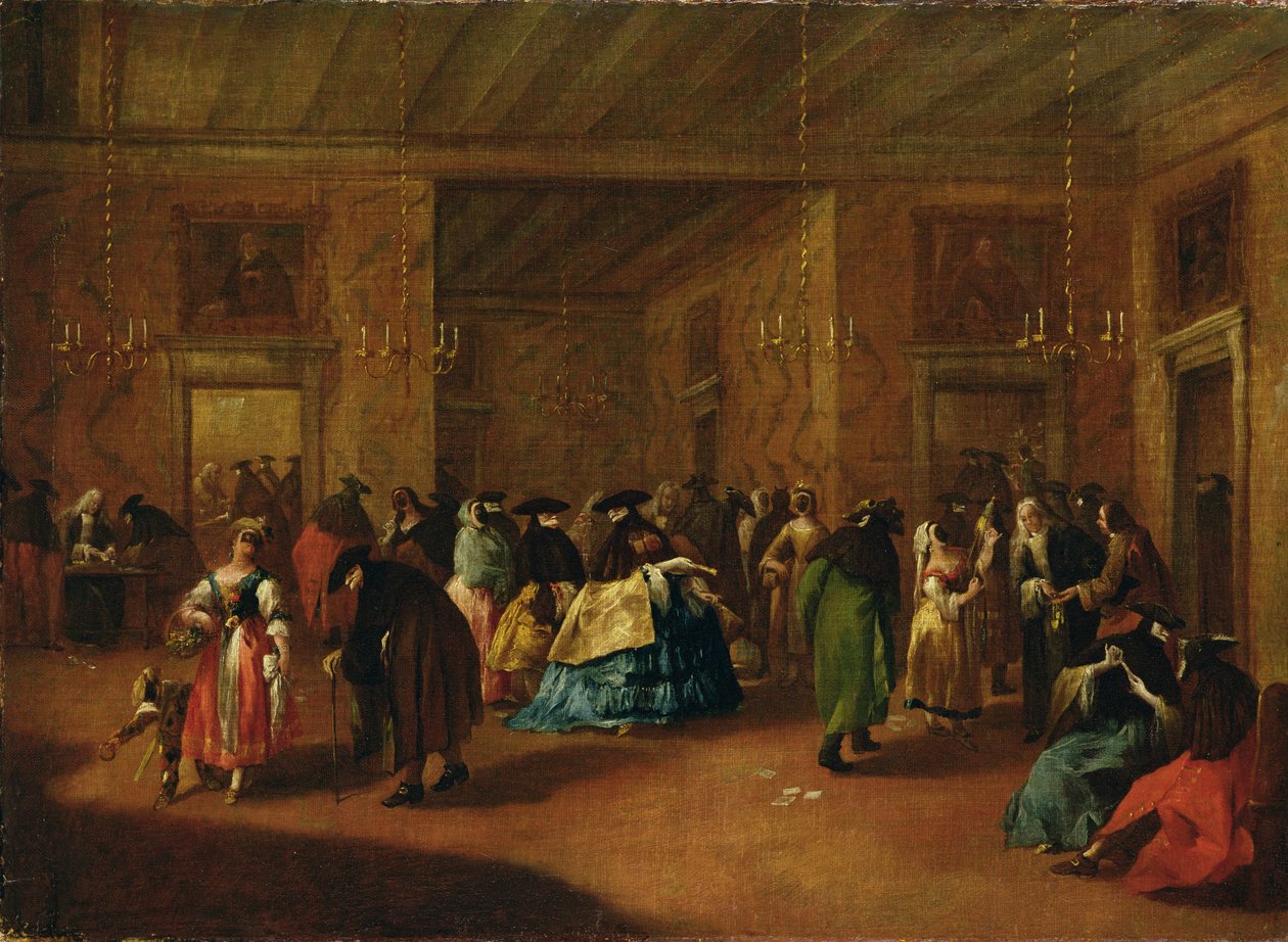 Il foyer (schizzo) da Francesco Guardi