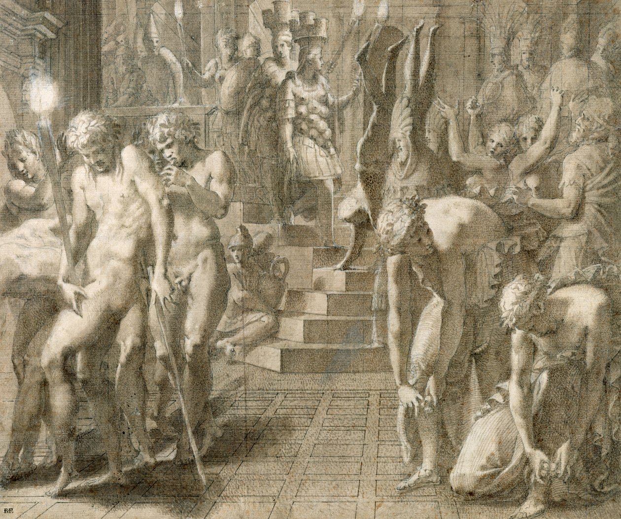 Mascherata a Persepoli da Francesco Primaticcio