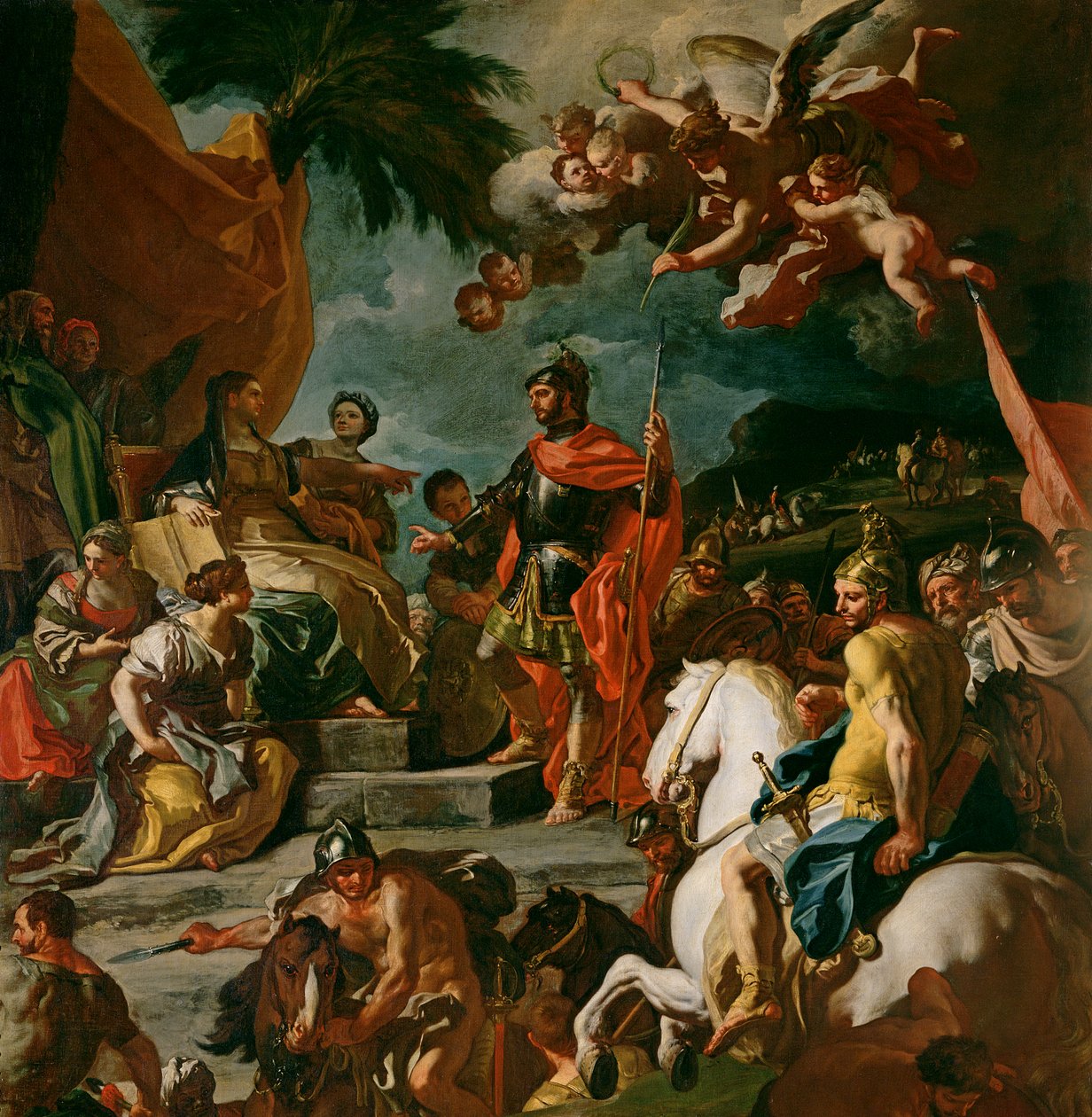 Barak e Deborah (dettaglio) da Francesco Solimena