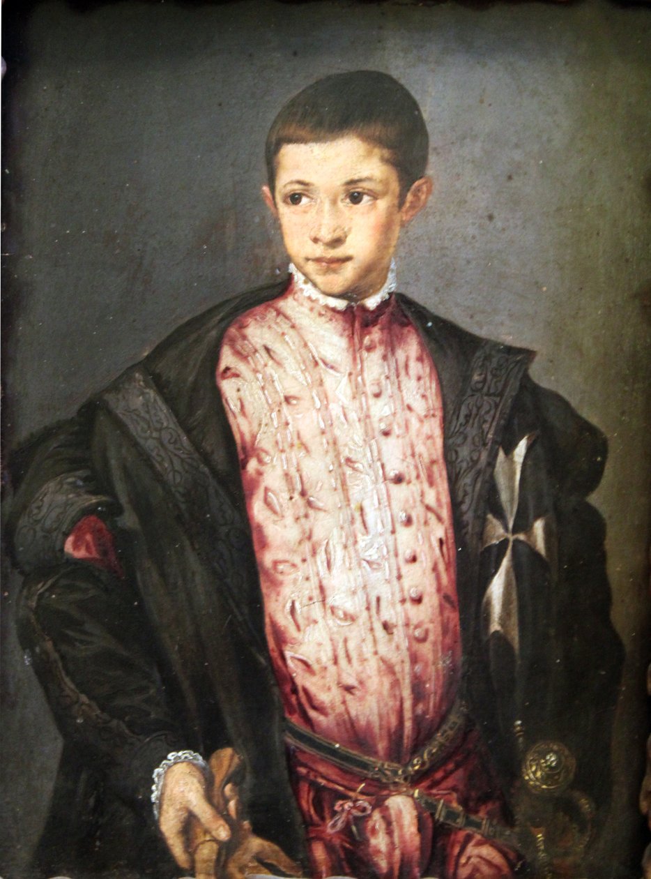Ritratto di Ranuccio Farnese (1530-1565) da Francesco de Rossi