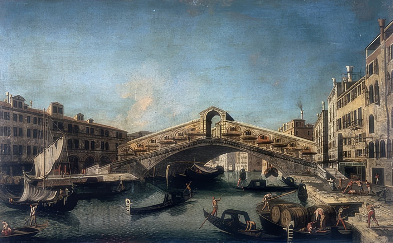 Ponte di Rialto. Ca. 1735-1740 da Francesco Albotto