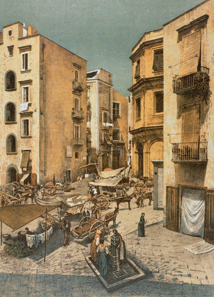 Veduta di Piazza Almo, a Napoli da Francesco Aversano