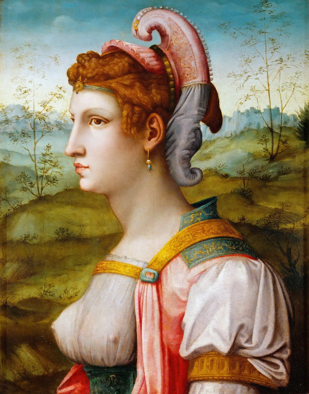 Italiano:  Sibilla Sibyl da Francesco Bacchiacca