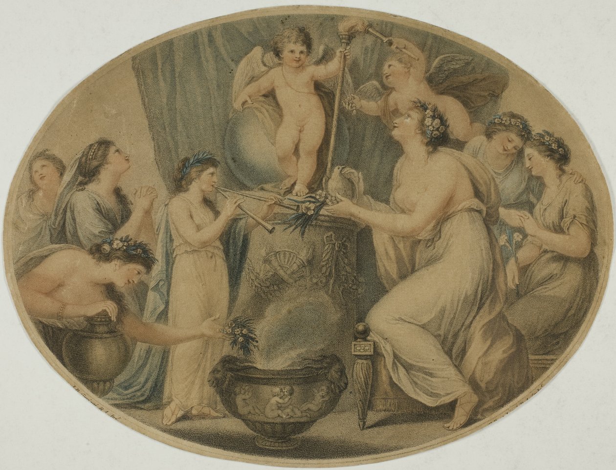 Soggetto allegorico da Francesco Bartolozzi