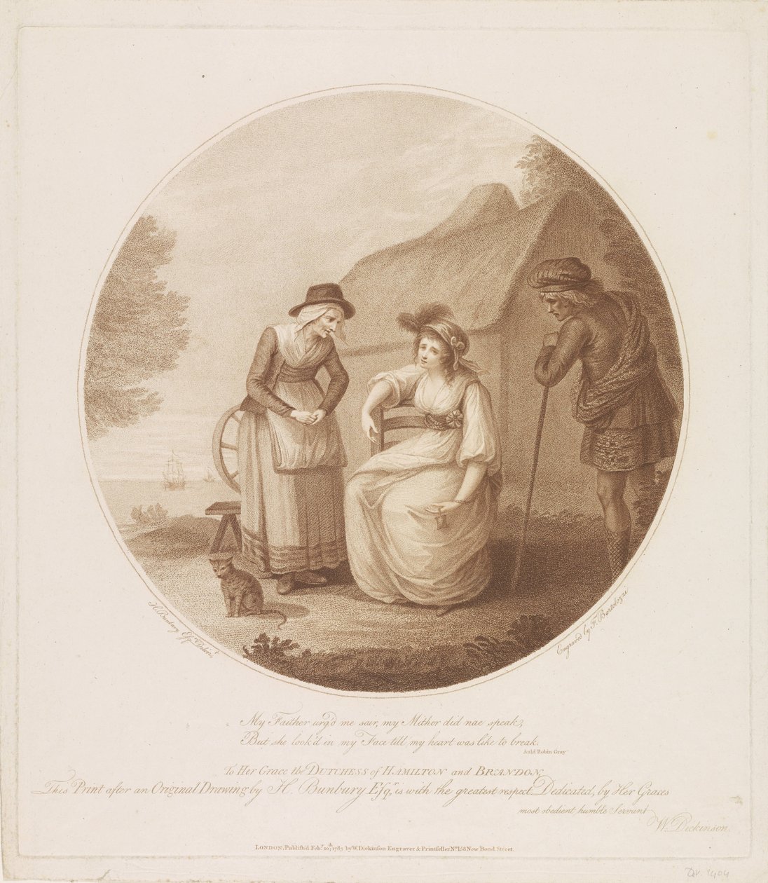 Auld Robin Gray da Francesco Bartolozzi