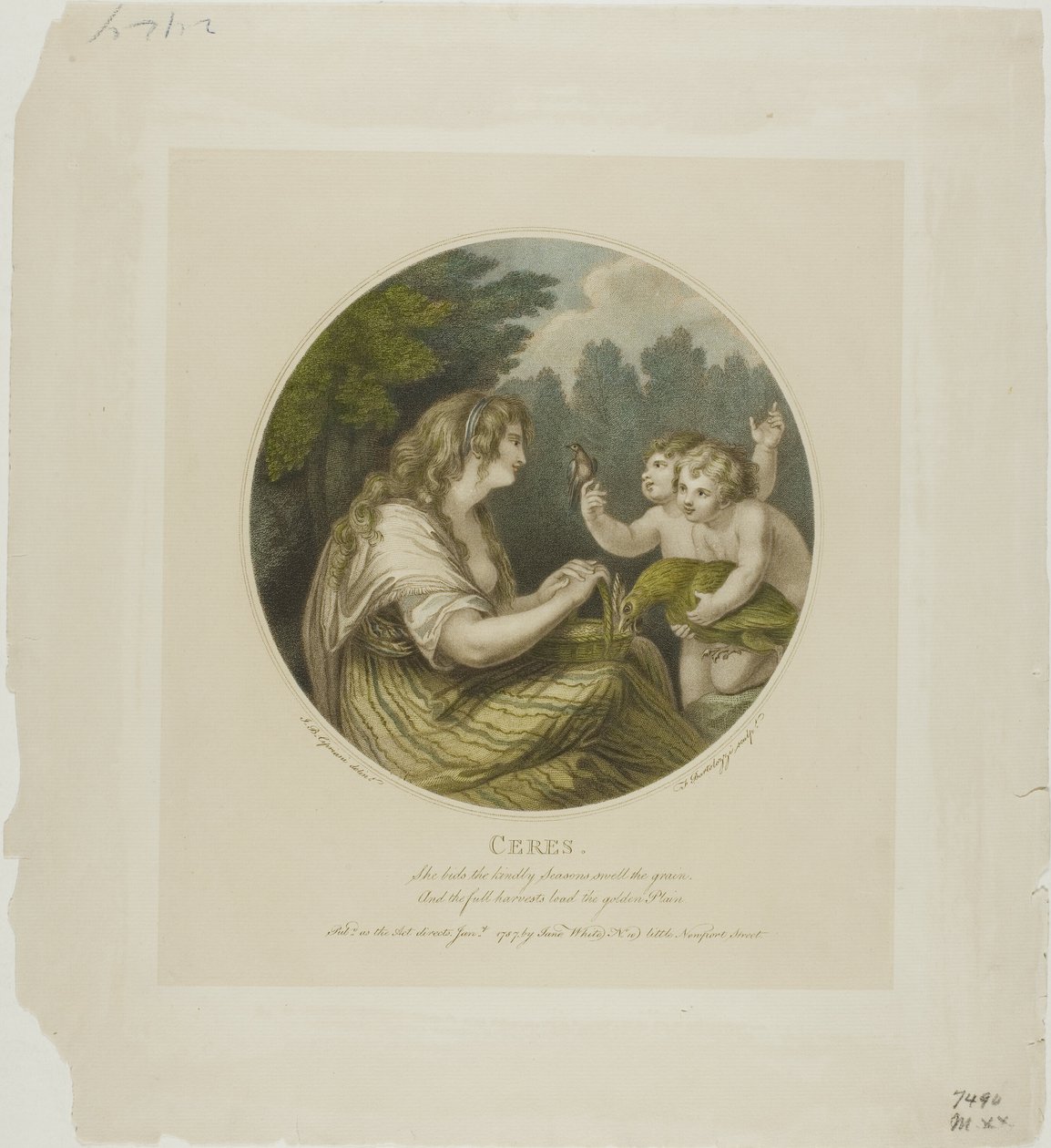 Cerere da Francesco Bartolozzi