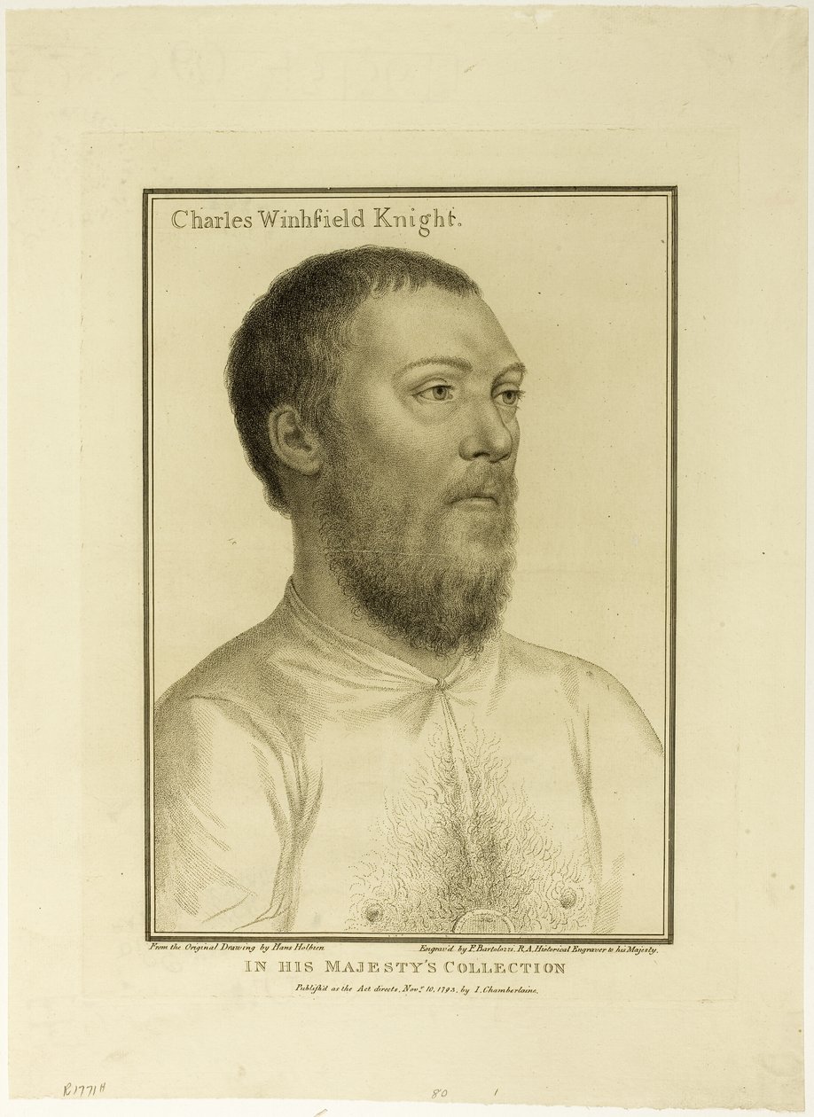 Charles Wingfield da Francesco Bartolozzi