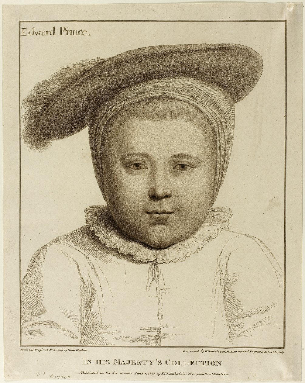Edoardo, Principe di Galles da Francesco Bartolozzi