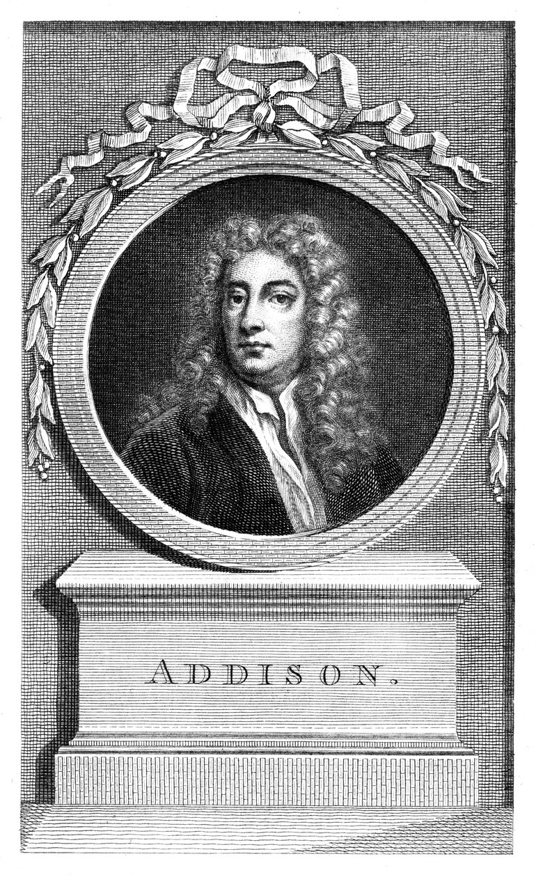 Joseph Addison, politico e scrittore inglese da Francesco Bartolozzi