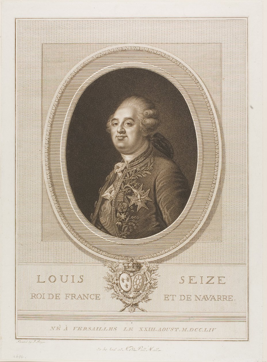 Luigi XVI da Francesco Bartolozzi