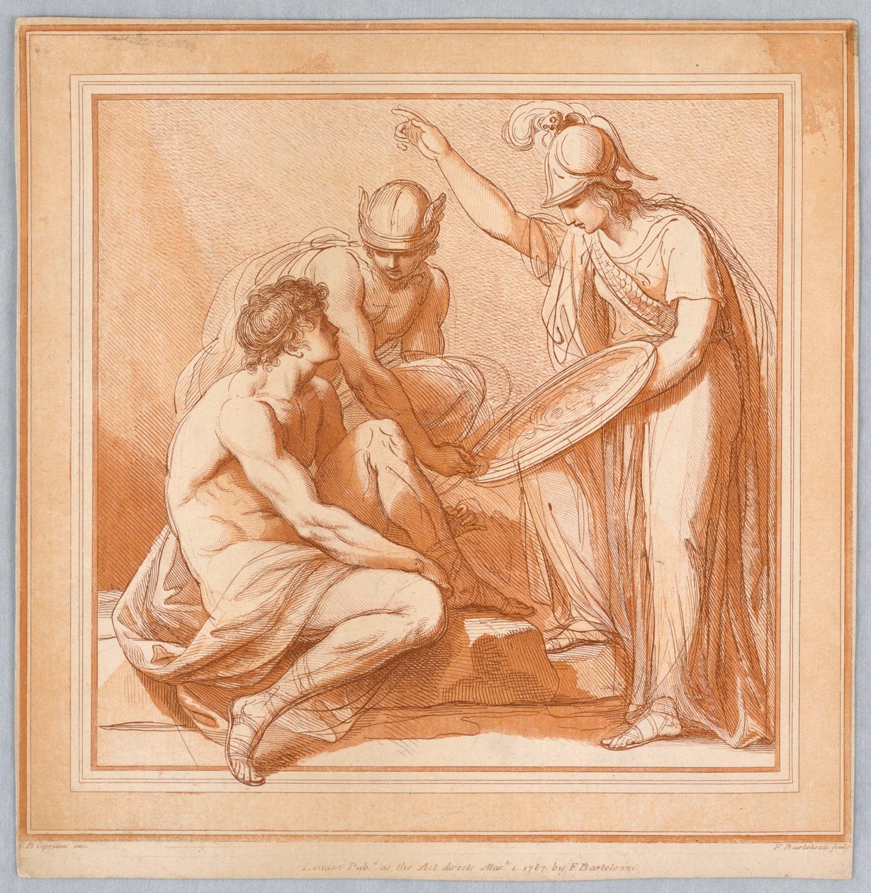 Minerva e Mercurio da Francesco Bartolozzi