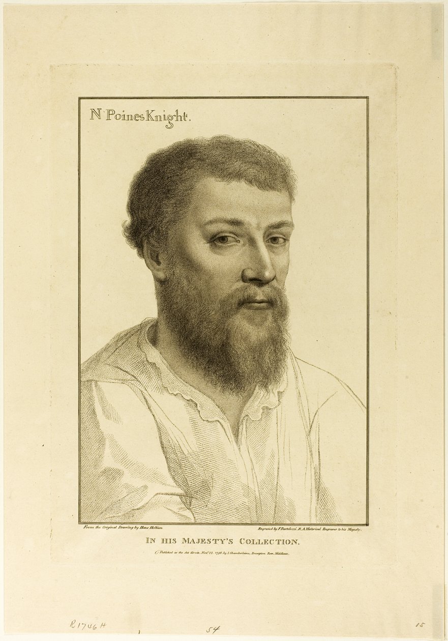 Sir Nicholas Poines da Francesco Bartolozzi