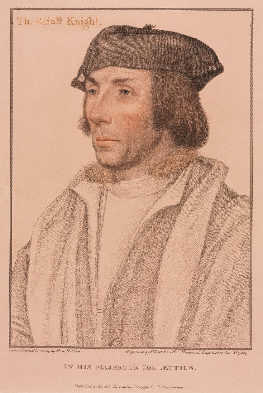 Sir Thomas Elyot, 1794 da Francesco Bartolozzi