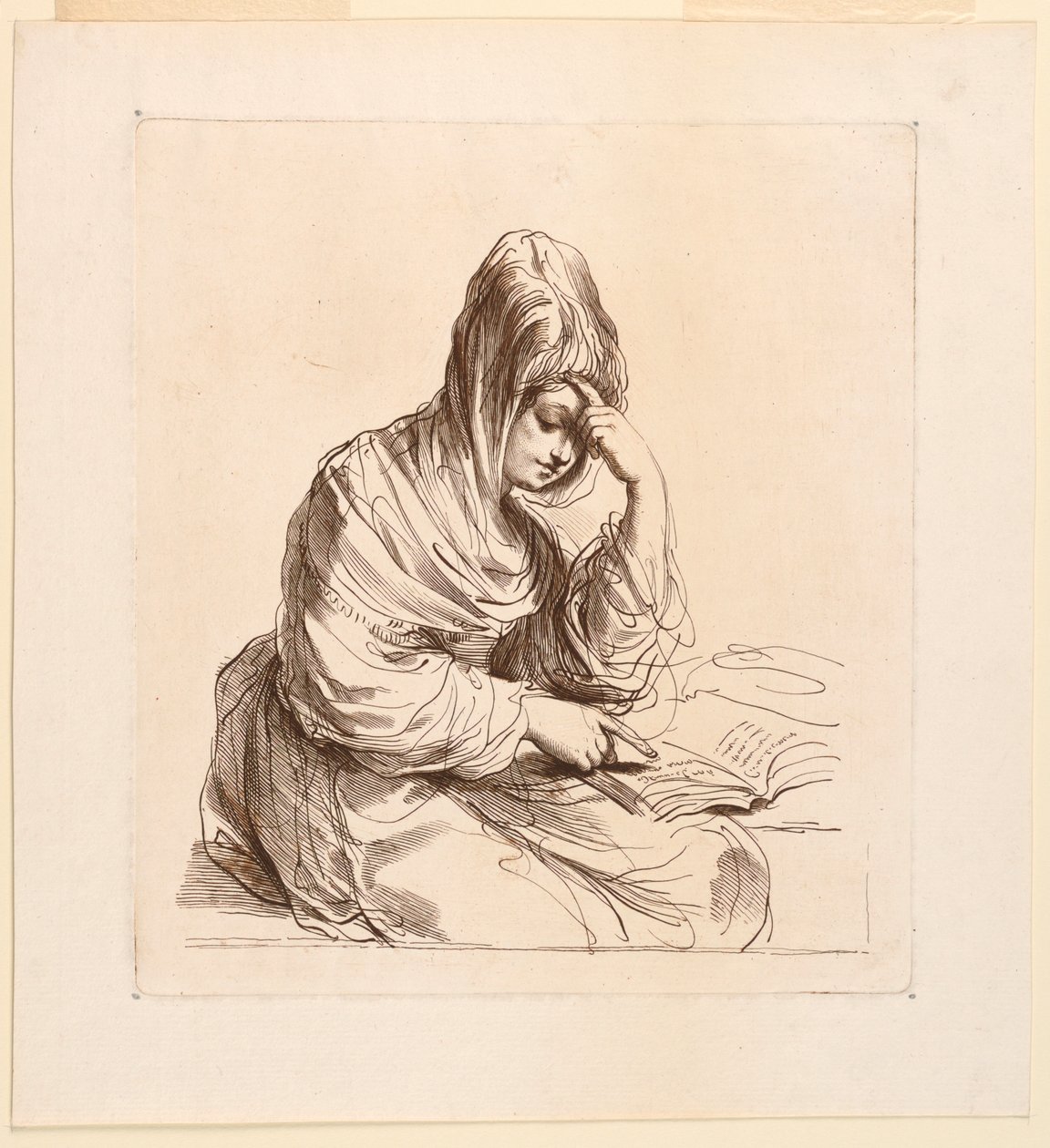 Donna che studia da Francesco Bartolozzi