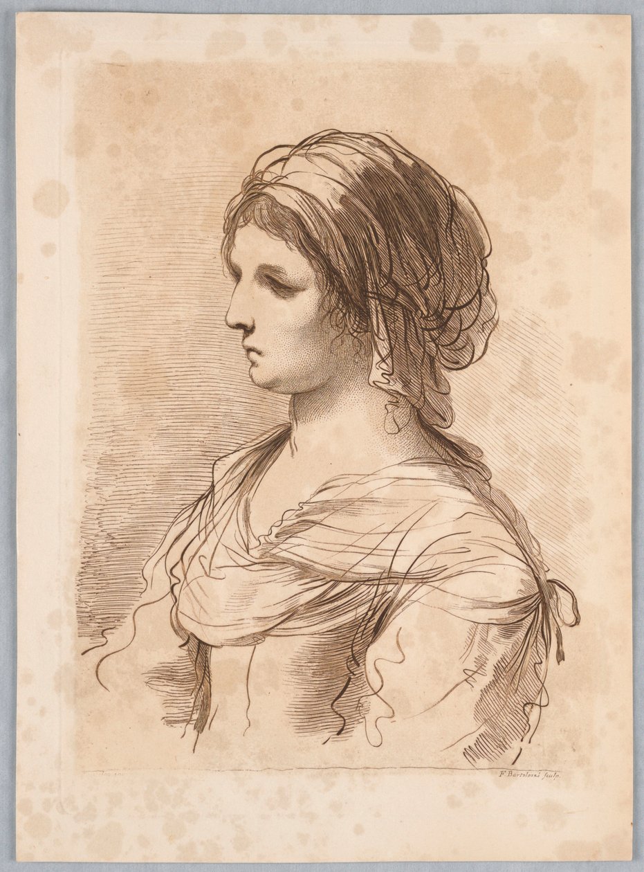 Donna con turbante da Francesco Bartolozzi
