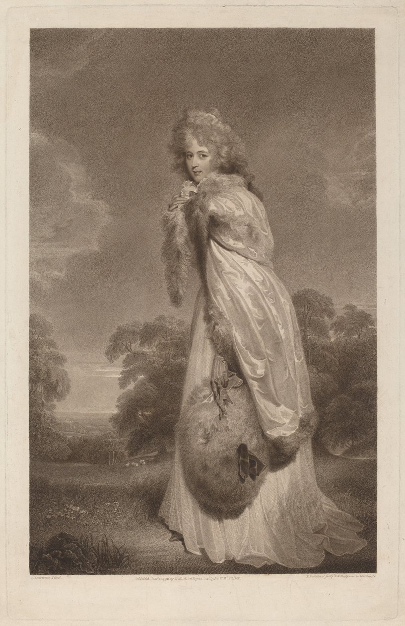Elizabeth Farran da Francesco Bartolozzi after Sir Thomas Lawrence