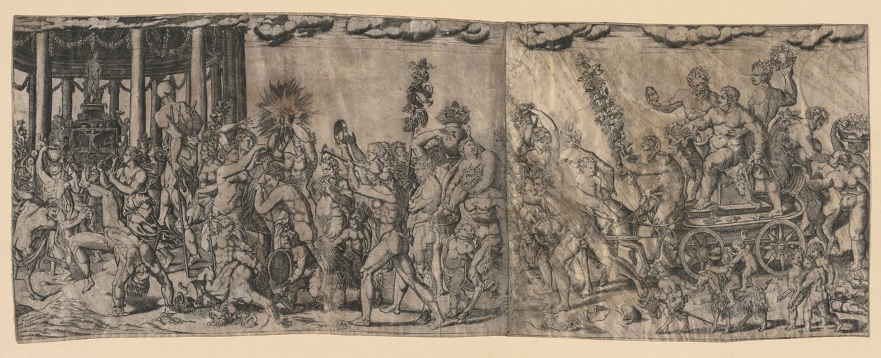 Scena bacchica da Francesco Bertelli
