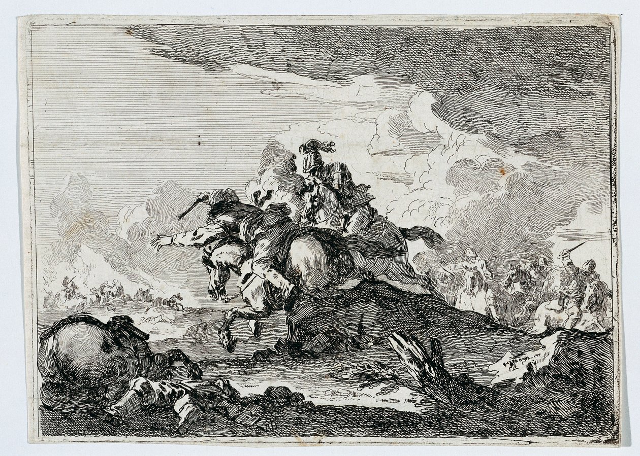 Combattimento a cavallo da Francesco Casanova
