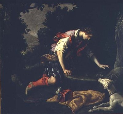 Narciso alla fontana da Francesco Curradi