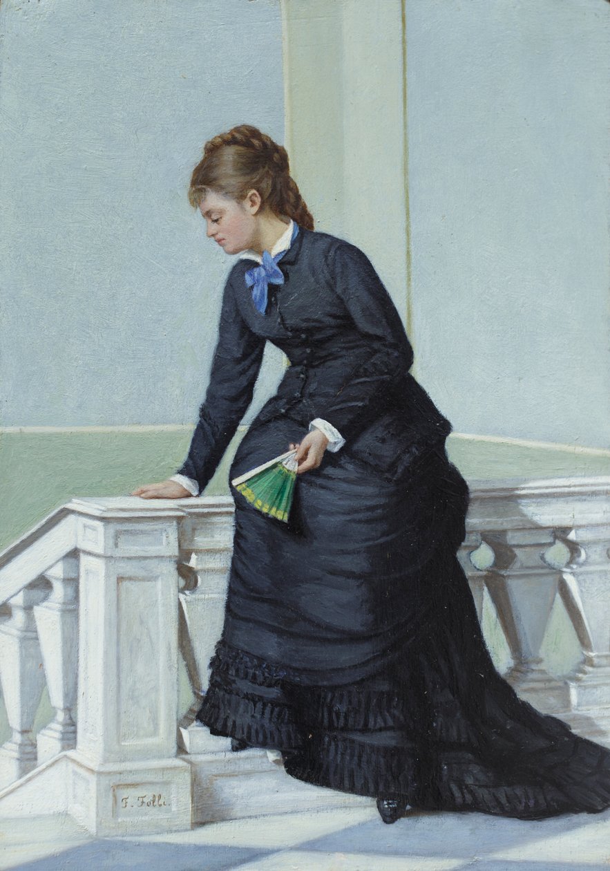 Il geloso, c.1875-78 da Francesco Folli