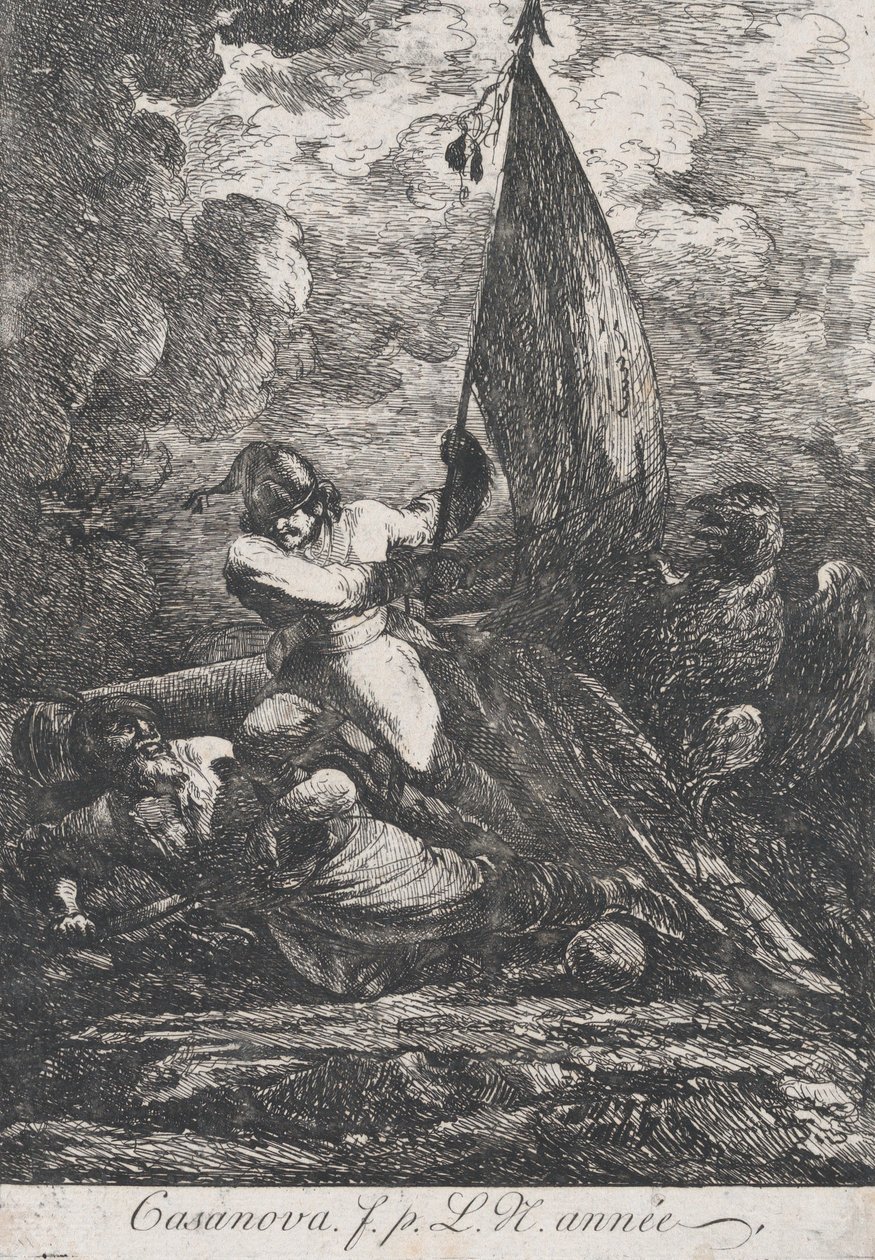 Scena di battaglia da Francesco Giuseppe Casanova